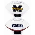 thumbnail image 1 of Michigan Wolverines Full Size Embroidered Football, 1 of 4