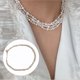 thumbnail image 3 of Guardurnaity Gargantilla de perlas, fiesta de moda, vacaciones, boda, compromiso, collar corto, Club, fecha de trabajo, decoración, joyería para Ropa, zapatos y accesorios Miscelánea, 3 of 6