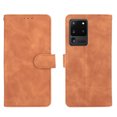 thumbnail image 2 of Pour Samsung Galaxy S20 Ultra Étui en Cuir PU à Rabat avec Fentes pour Cartes Support Pliant Folio Marron, 2 of 5