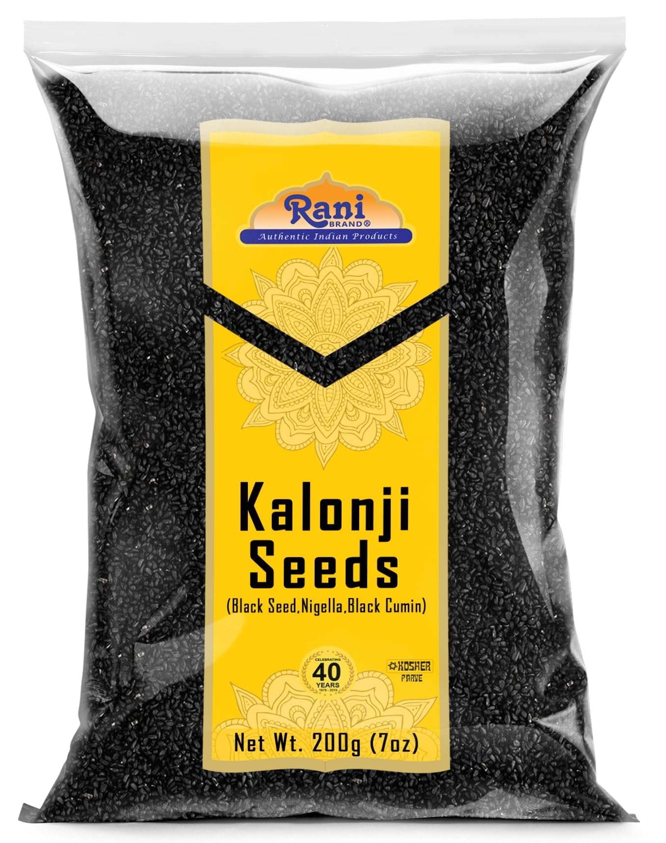 TAJ Kalonji Black Seeds - 3.5oz (100g) Nigella Sativa, Black Cumin For Cooking