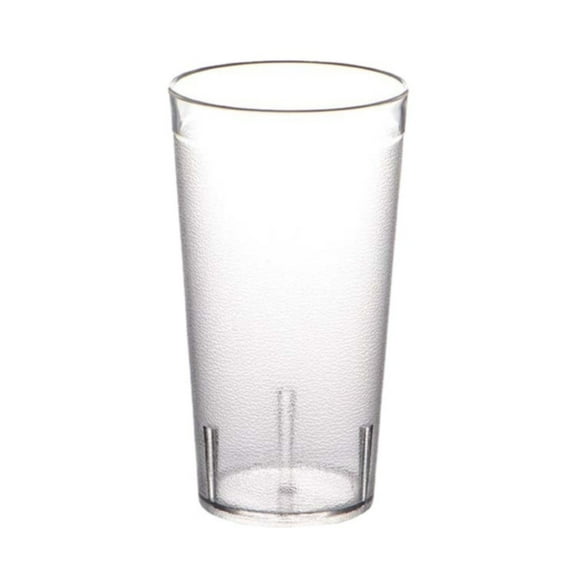 GoXteam Heavy-Duty Plastic Restaurant Tumblers, 20 Ounce, Clear (Set of 12), HY-1076