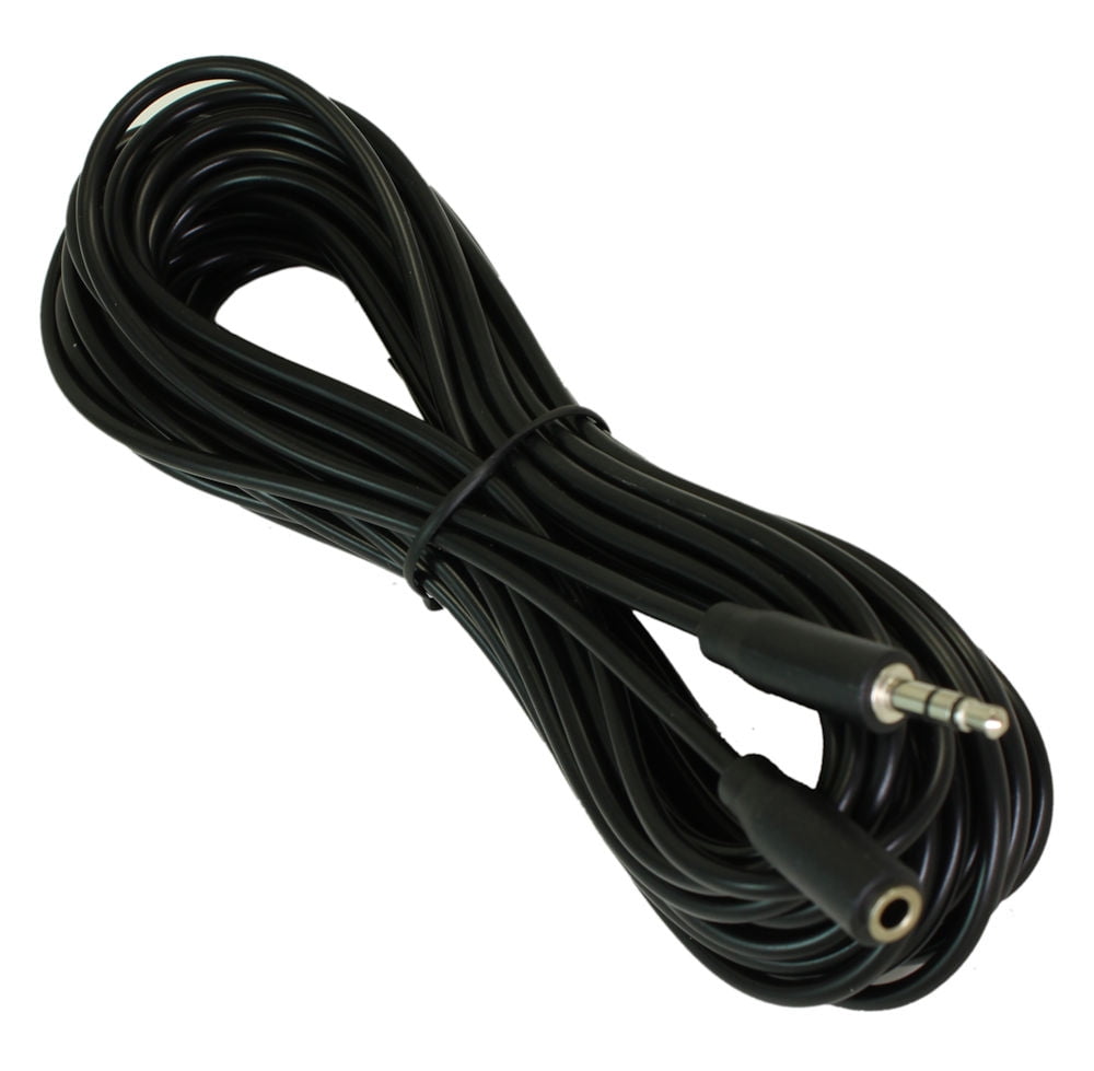 25ft 3.5mm MiniStereo TRS Male to Female Audio Extension Cable