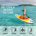 thumbnail image 7 of 10'6" Inflatable Stand Up Paddle Board, Inflatable Paddle Board with Premium Sup Paddle Board Accessories with Removable Fins, Non-Slip Deck Design, Safety Leash for Surfing,Paddling,Yoga, 7 of 7