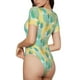 thumbnail image 2 of Balery Pineapples1 Body de cuello redondo de manga corta para mujer Tops de manga corta Tops básicos-Medium, 2 of 7