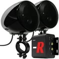 thumbnail image 1 of GoHawk TN4-R 4" Waterproof Motorcycle Bluetooth Speakers Stereo Amplifier Audio System Harley Touring Cruiser ATV 4-Wheeler FM Radio, 1 of 10