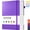 Purple, variant on NIRMIRO A4 Hardcover Notebook: Large 8.5"x11" College Ruled Journal with 320 Pages, 100GSM Thick Paper, Leather Lined Cover for Work, School, Study, Writing & Business
