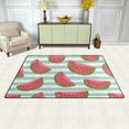 thumbnail image 3 of Coolnut Lightweight Carpet Mats, 31 x 20 inches Area Soft Rugs Floor Mat Doormat Decoration for Rooms Entrance Watermelon with Stripes, 3 of 6