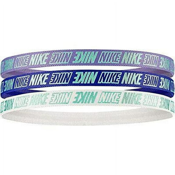 Nike Girls? 3PK Metallic Headbands Purple Pulse/Lapis/White N0002758503