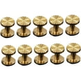 thumbnail image 1 of HUGFEGWE 10pcs Sunflower Screw Sterling Silver Cartilage Earring Knob Rivet Spikes Handles Conch Piercing Jewelry Titanium Septum Ring Gold Cuff Links Hoops Helix Studs Brass Screw U2536-4245, 1 of 9