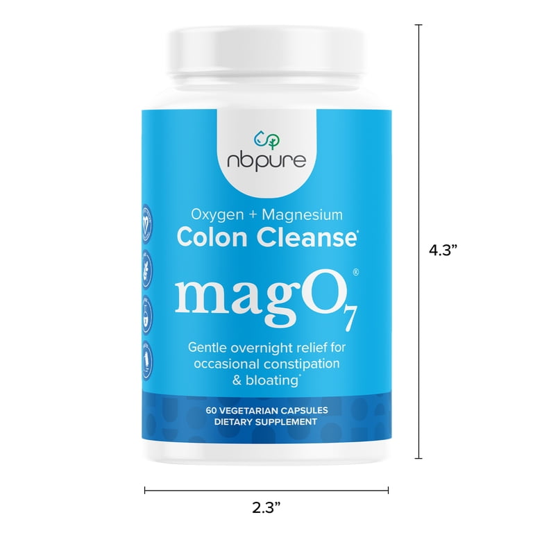 NBPure MagO7 Colon Cleanse & Detox with Ozonated Magnesium Oxides