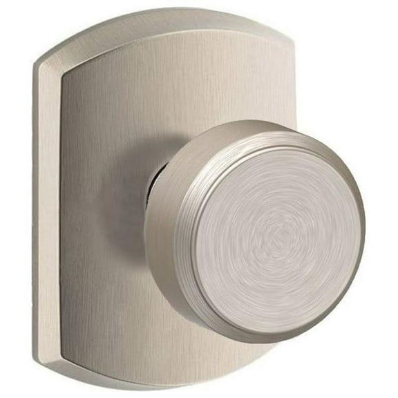 Schlage F10-Bwe-Grw Bowery Passage Door Knob Set - Nickel
