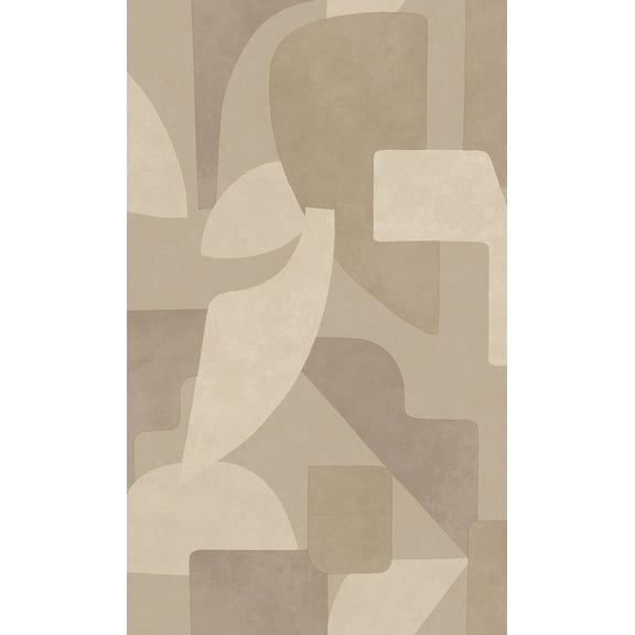Neutral Modern Asbtract Geometric Wallpaper