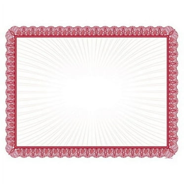 Red Value Cert, 100