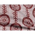 thumbnail image 5 of oneOone Rayon Brown Fabric Block Craft Projects Decor Fabric Printed By The Yard 56 Inch Wide, 5 of 5