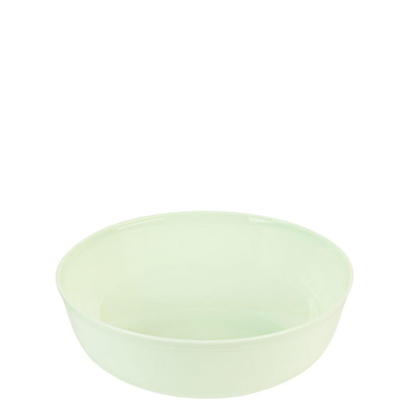 (10 PACK) EcoQuality 16 oz Round Mint Green Plastic Bowls Edge Collection - Disposable China Like Party Bowls, Heavy Duty Salad Bowls, Serving Bowl, Dessert, Wedding, Serveware