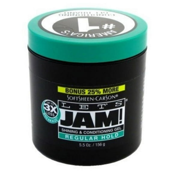 Softsheen Carson Lets Jam Shining And Conditioning Gel Regular Hold, 5.5 Oz, 2 Pack