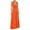 Orange, variant on Elegant Women's Party Dress Long Sleeve Formal Evening Gown Solid Color Tie Waist Maxi Dress for Spring Summer Ladies Dresses
