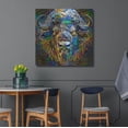 thumbnail image 2 of Luxe Metal Art 'Buffalo Bison' by Pedro Gavidia Metal Wall Art, 36" x 36", 2 of 8