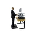 thumbnail image 2 of Uncaged Ergonomics CHANGEdesk - Standing desk converter - rectangular - electric height adjustment - black - black base, 2 of 10