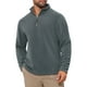 thumbnail image 5 of SUDADERA PULÓVER DE FORRO POLAR DE MANGA LARGA CON CUELLO DE PIE Y CIERRE DE MEDIA CREMALLERA PARA HOMBRES INSPIRE CHIC M GRIS OSCURO, 5 of 6