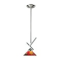 thumbnail image 1 of ElkGroup International 1474/1JAS 1 Light Pendant In Polished Chrome And Jasper Glass, 1 of 2