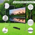 thumbnail image 4 of Pantalla de proyector exterior SKERELL de 100 pulgadas con soporte, 4 of 7
