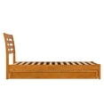 thumbnail image 3 of Emelie Twin XL Platform Bed with Panel Footboard & TXL Trundle in Light Toffee, 3 of 5