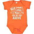 thumbnail image 3 of Inktastic Brave Smart Loyal Kind Fun Loved All of the Above Boys or Girls Baby Bodysuit, 3 of 5