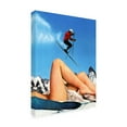 thumbnail image 4 of Trademark Fine Art Taudalpoi  The Big Jump Canvas Wall Art, 4 of 4