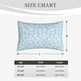 thumbnail image 4 of Daiia Floral Daisy Bedding Waterproof Pillow Protector Zippered Queen – Bed Bug Proof Pillow Encasement-20"x30", 4 of 6