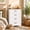 White&Brown Tabletop-4 Drawers, variant on 4 Drawer Dresser for Bedroom, Engineered Wooden Chest of Drawers with Sleek Metal Handles for Living Room - White