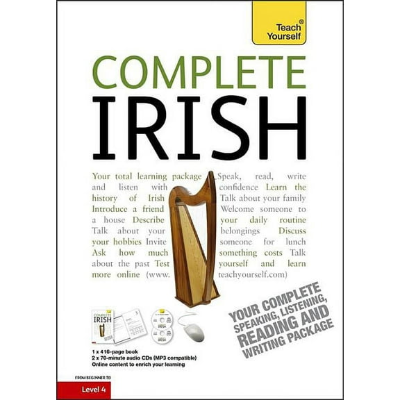 Complete Irish Beginner to Intermediate Course : Learn to read, write, speak and understand a new language (Edition 1) (Multiple copy pack)