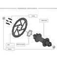 thumbnail image 4 of Bike Hub Conversion Adapter, Bike Rear Hub Adapter High Strength 142x12mm To 148x12mm  for Cycling, 4 of 8