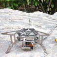 thumbnail image 4 of Clearance Windproof Camp Stove, Hollow Furnace Portable Camping Stove 3 Core Foldable Bracket Portable For Hiking, 4 of 5