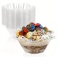 thumbnail image 4 of 30 cuencos for helado de flor de ciruelo, tazas de postre de chocolate for ensalada de frutas y aperitivos, 4 of 4
