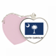 thumbnail image 1 of Bolsa de viaje Mirror maquillaje corazón rosa, 1 of 4