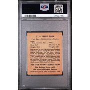 Graded 1948 Bowman Ferris Fain #21 Baseball Card PSA 4 (Cert #75023493)
