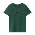 thumbnail image 1 of Camiseta para mujer, disfraz de verano, camiseta con cuello redondo para acampar, viajes, playa, trabajo L, 1 of 7