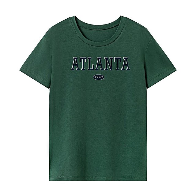Camiseta para mujer, disfraz de verano, camiseta con cuello redondo para acampar, viajes, playa, trabajo L