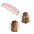 thumbnail image 5 of Unique Bargains 1 Pc Durable Marble Hair Comb Pink White Acetate Sheet, 5 of 5