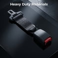 thumbnail image 5 of MORSUMA Car Seat Belt Extender, 9.61-inch Buckle Extension for 0.83-inch Tongue Width, Black, 2-Pack, 5 of 8