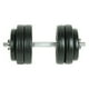 thumbnail image 1 of Juego de mancuernas VidaXL ajustables de 15 kg con placas de peso, color negro, 1 of 3