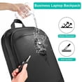 thumbnail image 4 of HEROIC KNIGHT Expandable 15.6" Laptop Backpack for Men, Water‑resistant Computer Backpack for Business Office Collge Travel, Black, 4 of 9