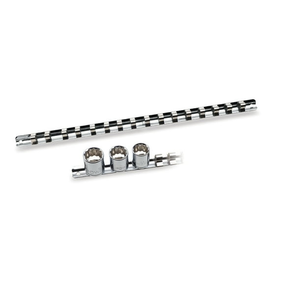 Powerbuilt 1/4 Inch Drive Socket Rail (16 Clips) - 640506
