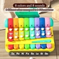 thumbnail image 4 of Juguetes de Piano para Niños Instrumentos de Percusión de Mano 2 en 1 Rompecabezas de Instrumentos de Percusión Cinco Tonos Mano A, 4 of 5
