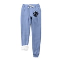 thumbnail image 2 of LSLJS Women's Love Printing Leggings with Elastic Drawstring Pockets Thick Warm Pants, 2 of 9