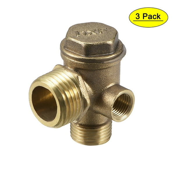 Air Compressor Check Valve 90 Degree Right Female Threaded Brass G1/8