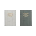 thumbnail image 1 of 2 piezas portátil A7 cuaderno  mensual 2023 diario libretas Color y Beige Salvador Dali Planificador de cuaderno, 1 of 10