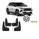 thumbnail image 3 of Guardabarros para coche Yaris 2023 yuxing protectores contra salpicaduras color negro, 3 of 5