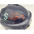 thumbnail image 2 of Jared McCann Autographed Seattle Kraken Blue Mini Helmet Fanatics Holo 200303, 2 of 2
